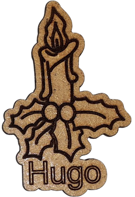 Magnet - Bougie personnalisable